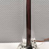 Glass table lamp, made by Swedish Flygsfors in the 1960s