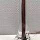 Glass table lamp, made by Swedish Flygsfors in the 1960s