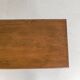 Bistro table with an oak top on a cast iron base, 1930s.
