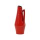 Rare Red Design Vase By Heinz Siery West Germany 271-22