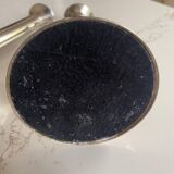 Silver metal candle holders