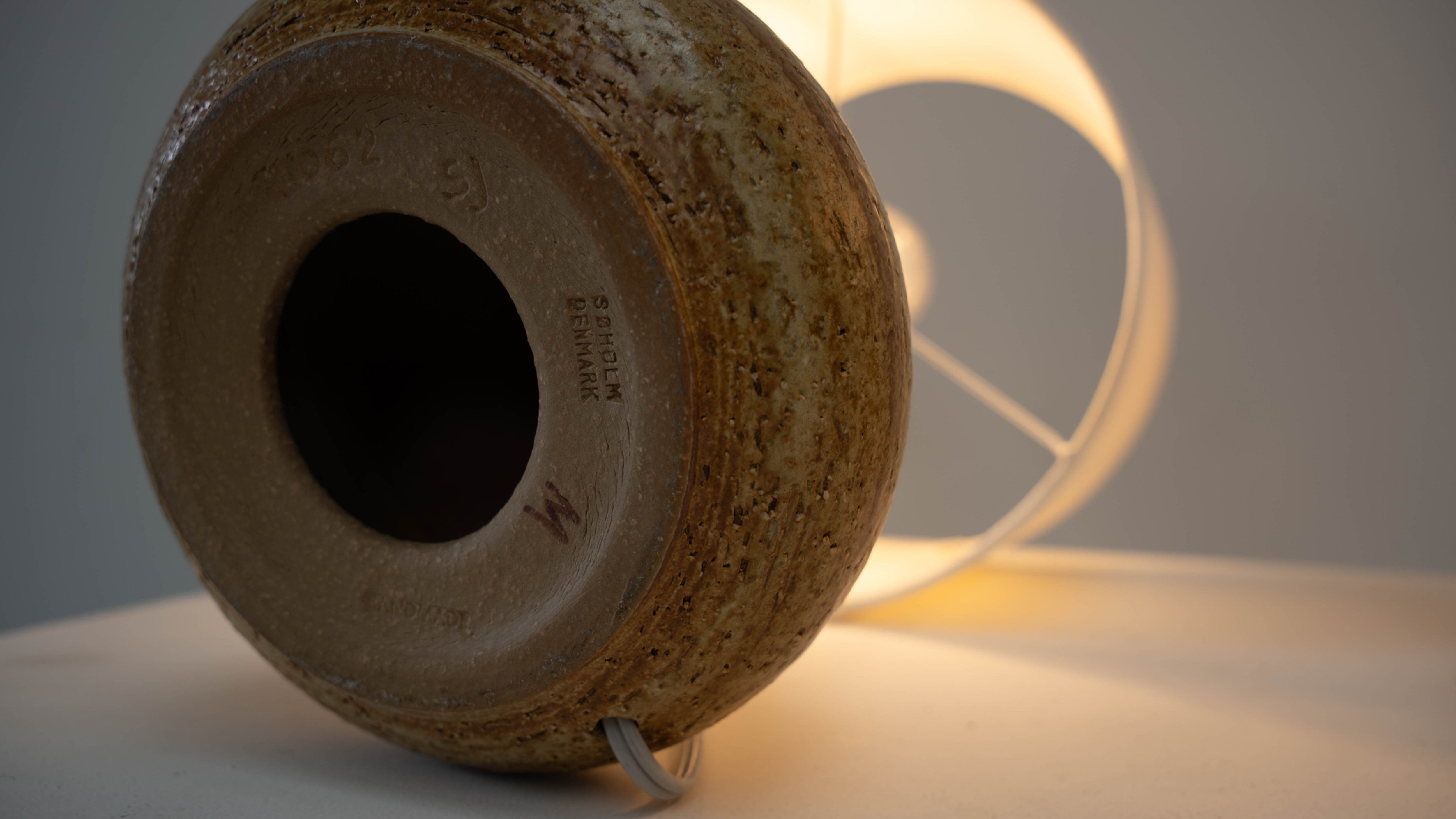 Set of two ceramic Svend Aage Jensen table lamps