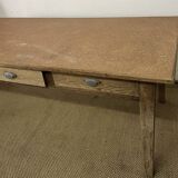 Vintage 3 Drawer Farmhouse Table