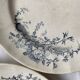 Lot de 5 assiettes en terre de fer