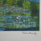 Claude Monet: Giverny, the pond with water lilies, signed lithograph.