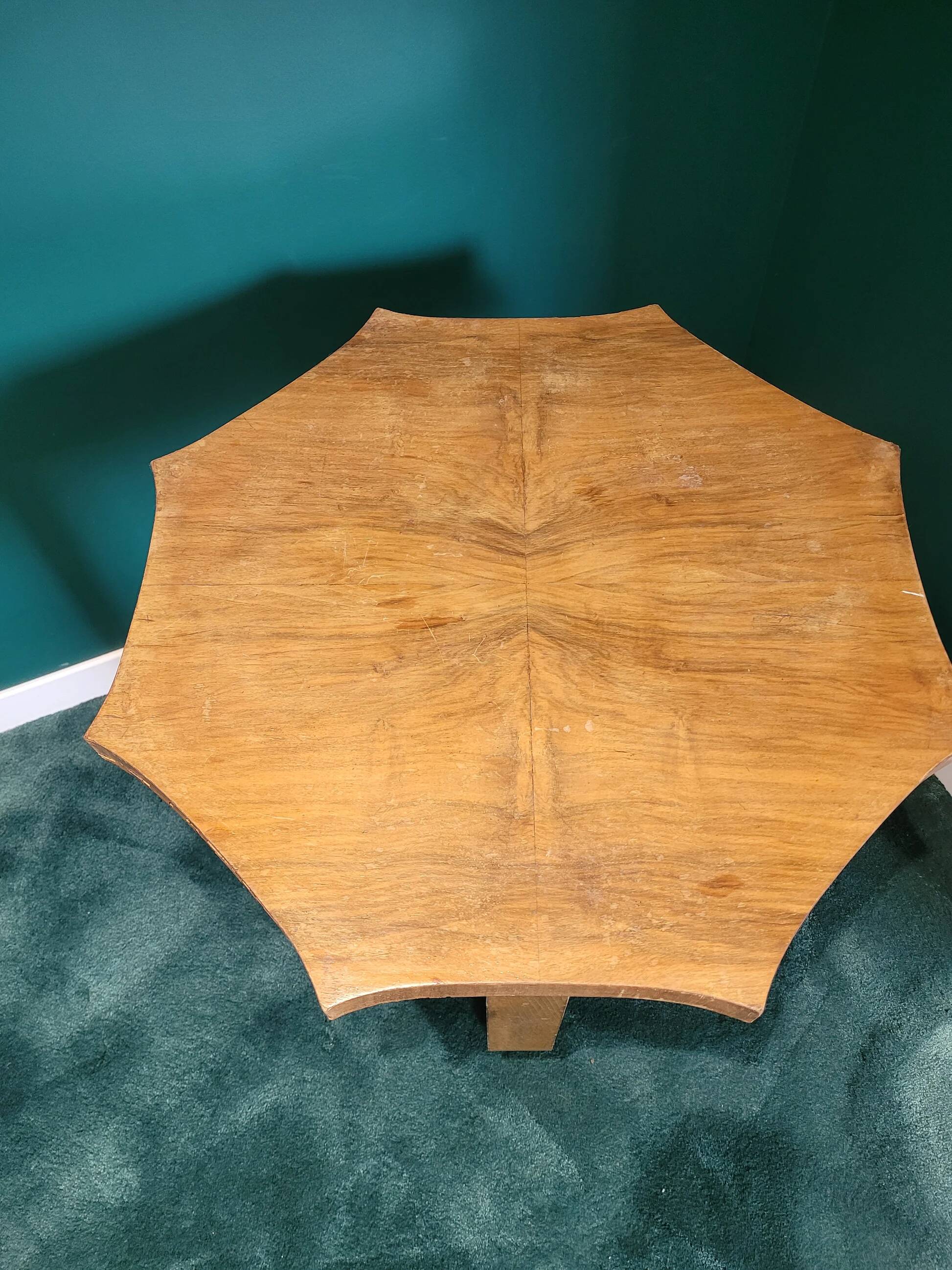Octagonal Art Deco side table