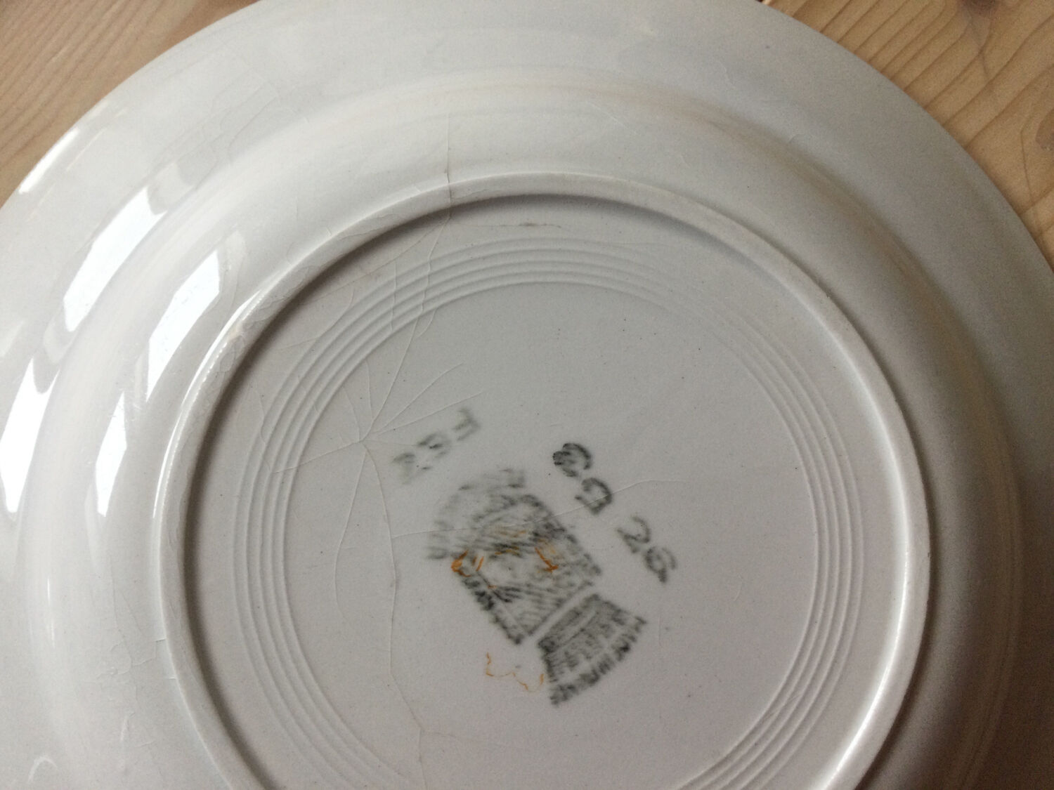 6 hollow plates St Amand decor Fez 2073