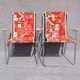 Paire de chaises pliantes vintage