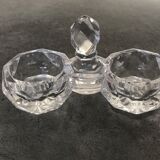 Saleron of table in crystal of saint louis star decoration