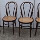 Lot of 4 chairs old bistro cyear