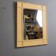 Miroir en bambou du milieu du siècle par Dal Vera, années 1960