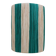 Applique murale rayé vert sapin et beige en raphia naturel