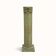 Olive green Louis XVI style pedestal column