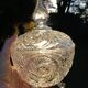 Ancienne bonbonnière / drageoir / sucrier en cristal taillé