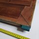 Mirror Louis Philippe old green and gold patina 95x71cm
