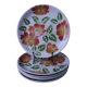 Set of 6 flat plates Moulin des Loups "Ontario"