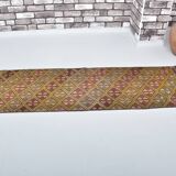 Anatolian Floral Vintage Kilim Runner sku 3397
