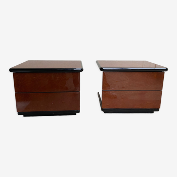 Pair of vintage bedside tables