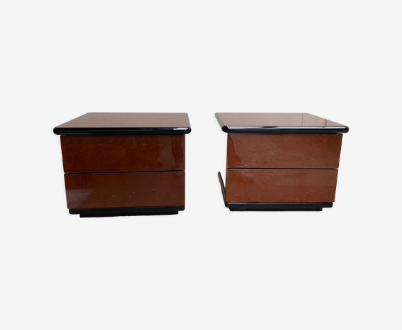 Paire de chevets vintage
