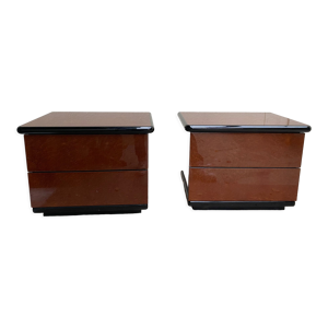 Paire de chevets vintage
