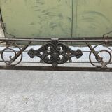 Folding bed in wrought iron 19th century