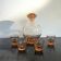 Vintage liqueur service