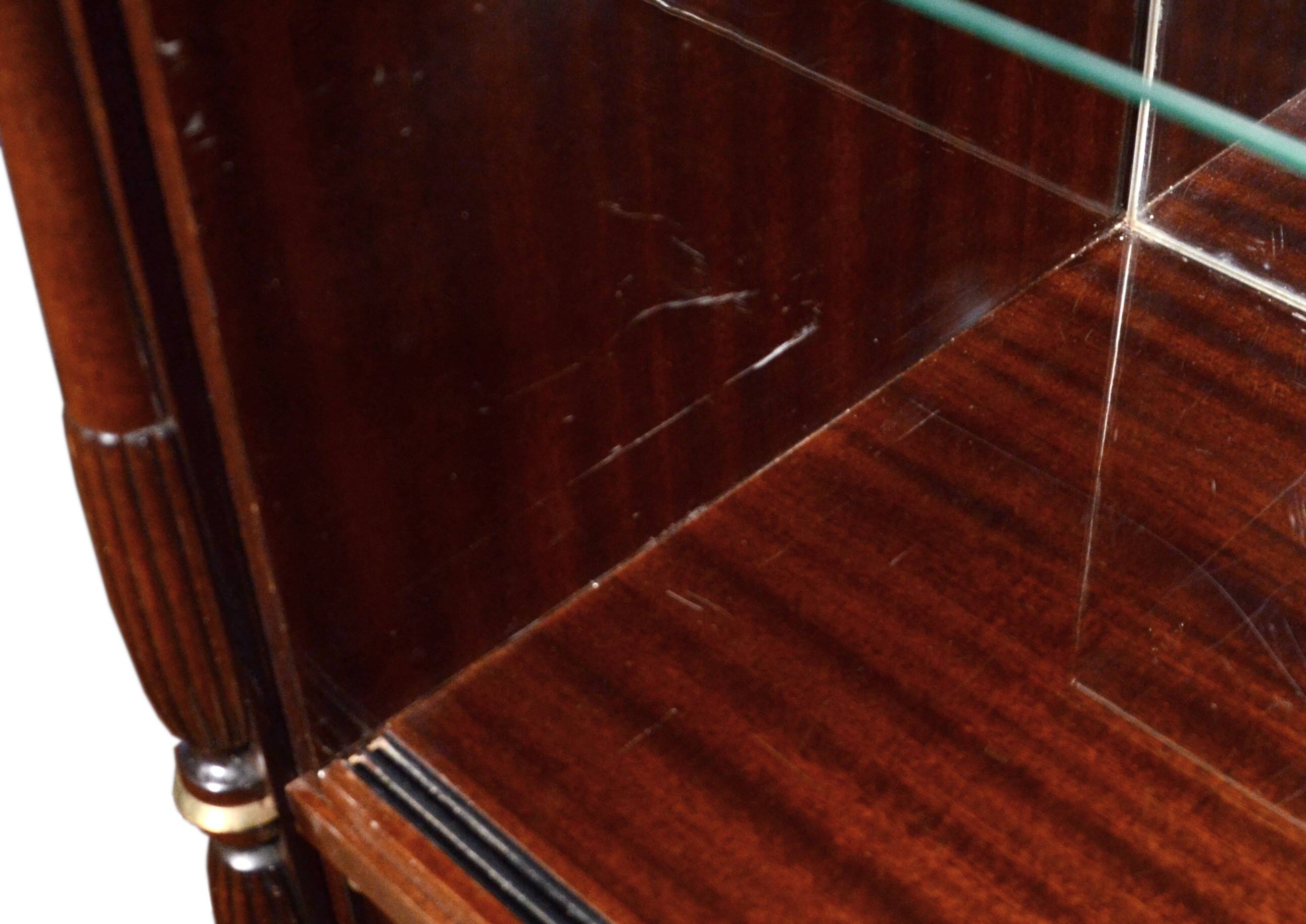 Display cabinet or bar cabinet in mahogany, 1970s