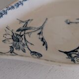 Ravier antique "Marguerite" Luneville faience XIXth