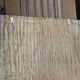 Art deco wardrobe in raw oak with bevelled mirror.