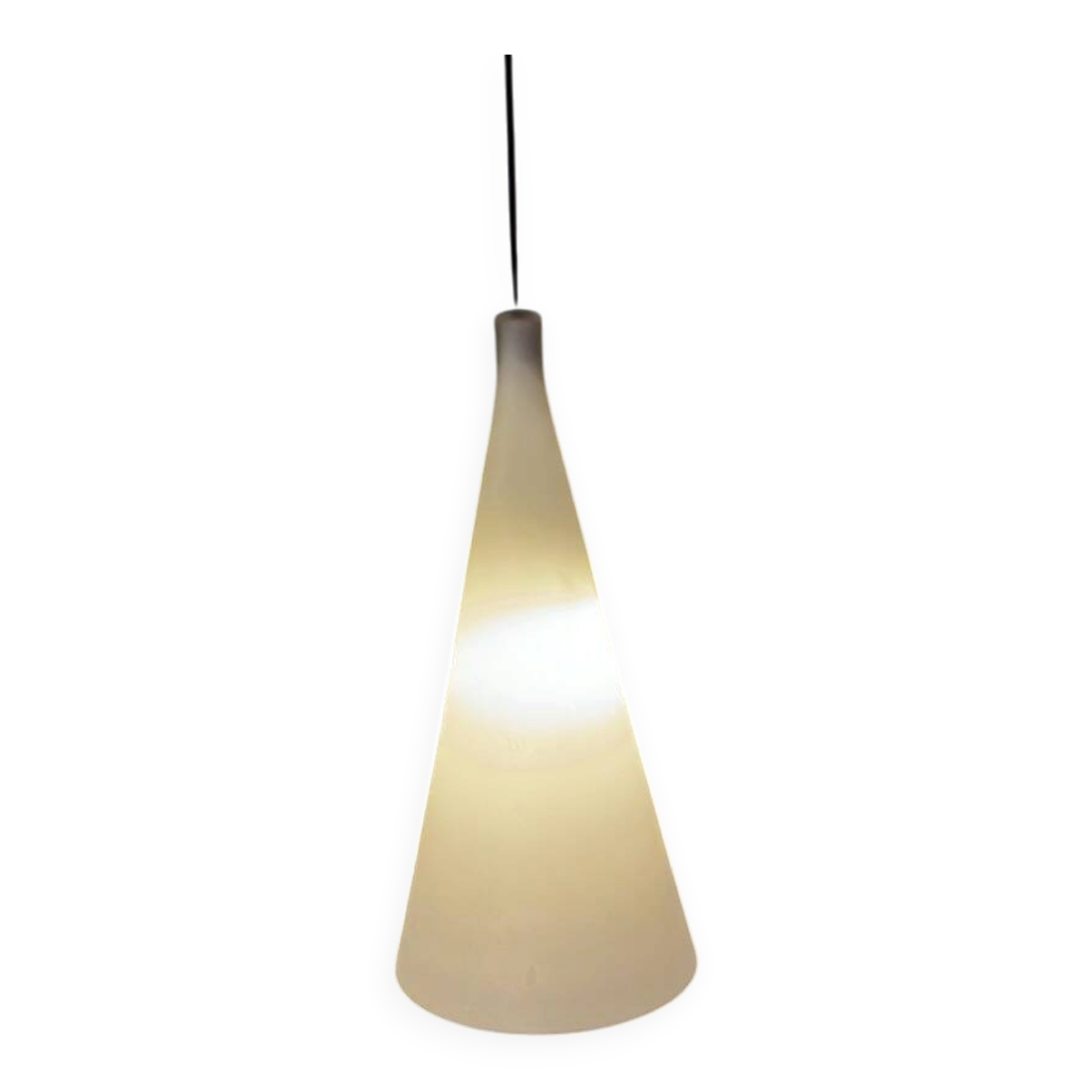 Vintage conical pendant lamp