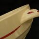 Soup tureen in earthenware from sarreguemines. chatenois model.