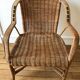 Fauteuil en osier 1900