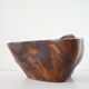 Brutalist solid wood dish