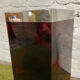 Vintage umbrella door in plexiglass and chrome