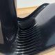 Chaise Panton noire par Verner Panton, Allemagne, 1971