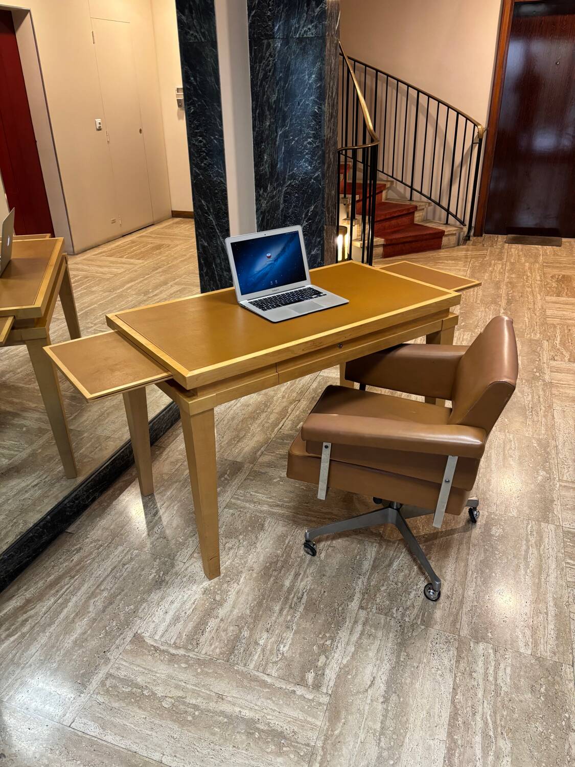 Flat desk stamped Philippe Hu