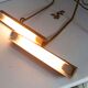 Lot of 3 brass painting wall light