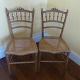 Cane wooden chair