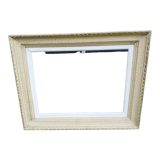 Old frame in gilded beige wood, 59x46 cm