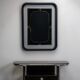 Italian hall cabinet and mirror. Circa 1960
