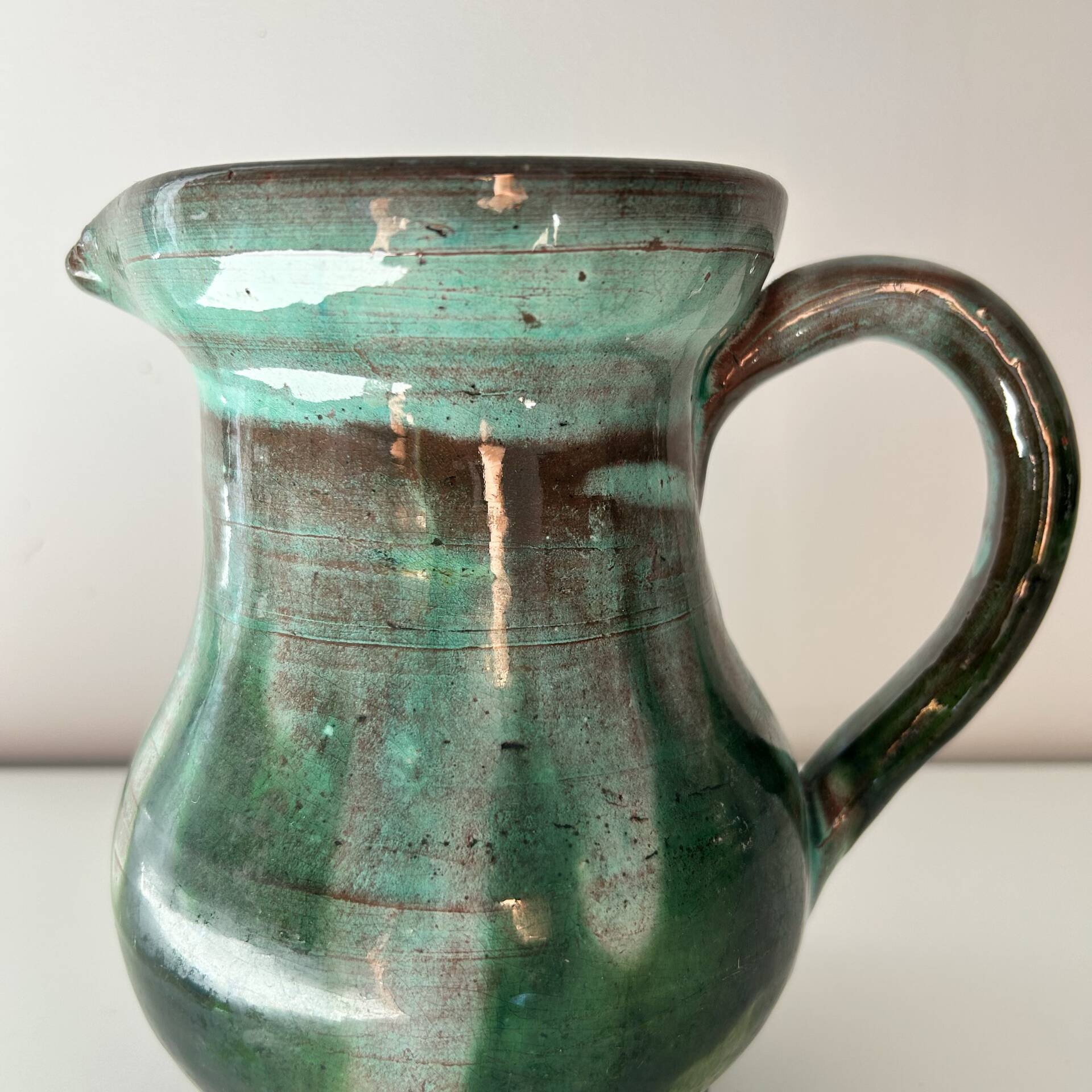Stamped pitcher Meyssac in Limousin