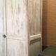 White patinated wardrobe