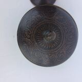 Bronze damasked covered pots Kadjar Afghanistan Persian Islamic art