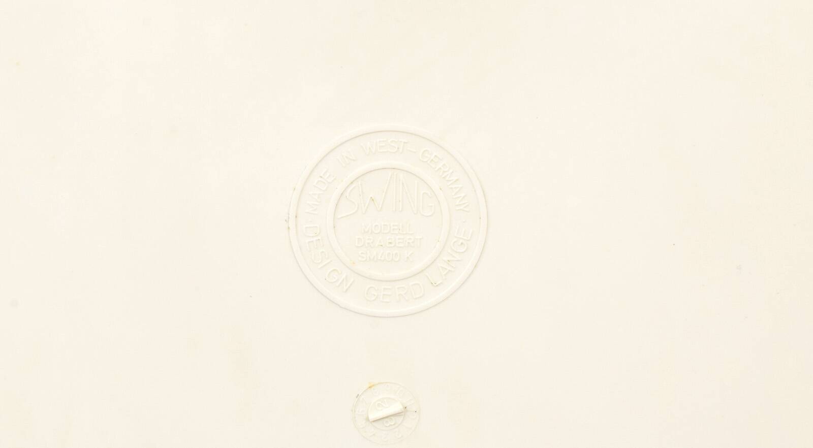 SM400K White Swing Chair by Gerd Lange for Drabert, Set of 4, 1980s