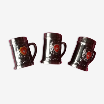 Trio salt beer mug, Swiss pepper