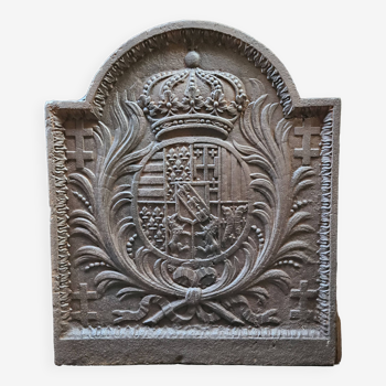 Plaque cheminée ducs de Lorraine 71 x 85 cm