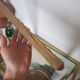 Large old gilded wooden frame