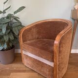 Fauteuil en velours