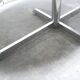 Vintage oval marble table produced by Roche Bobois