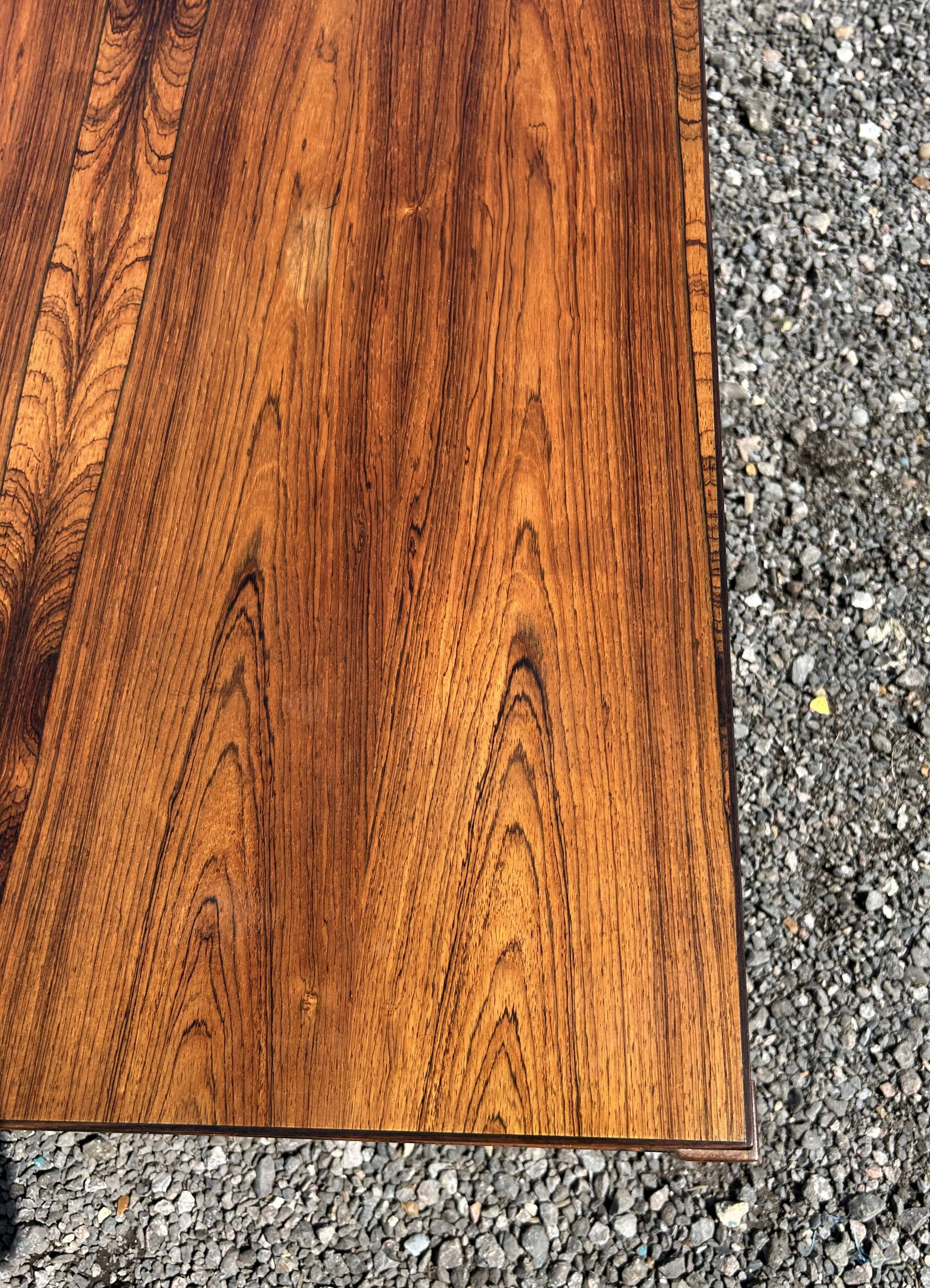 Danish rosewood coffee tables with tiles